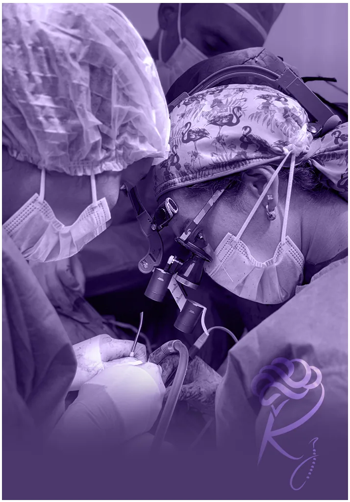 doctor operating in surgery